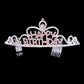 Teardrop Crystal Rhinestone Happy Birthday Tiara