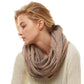 Stripe Textured Boucle Infinity Scarf