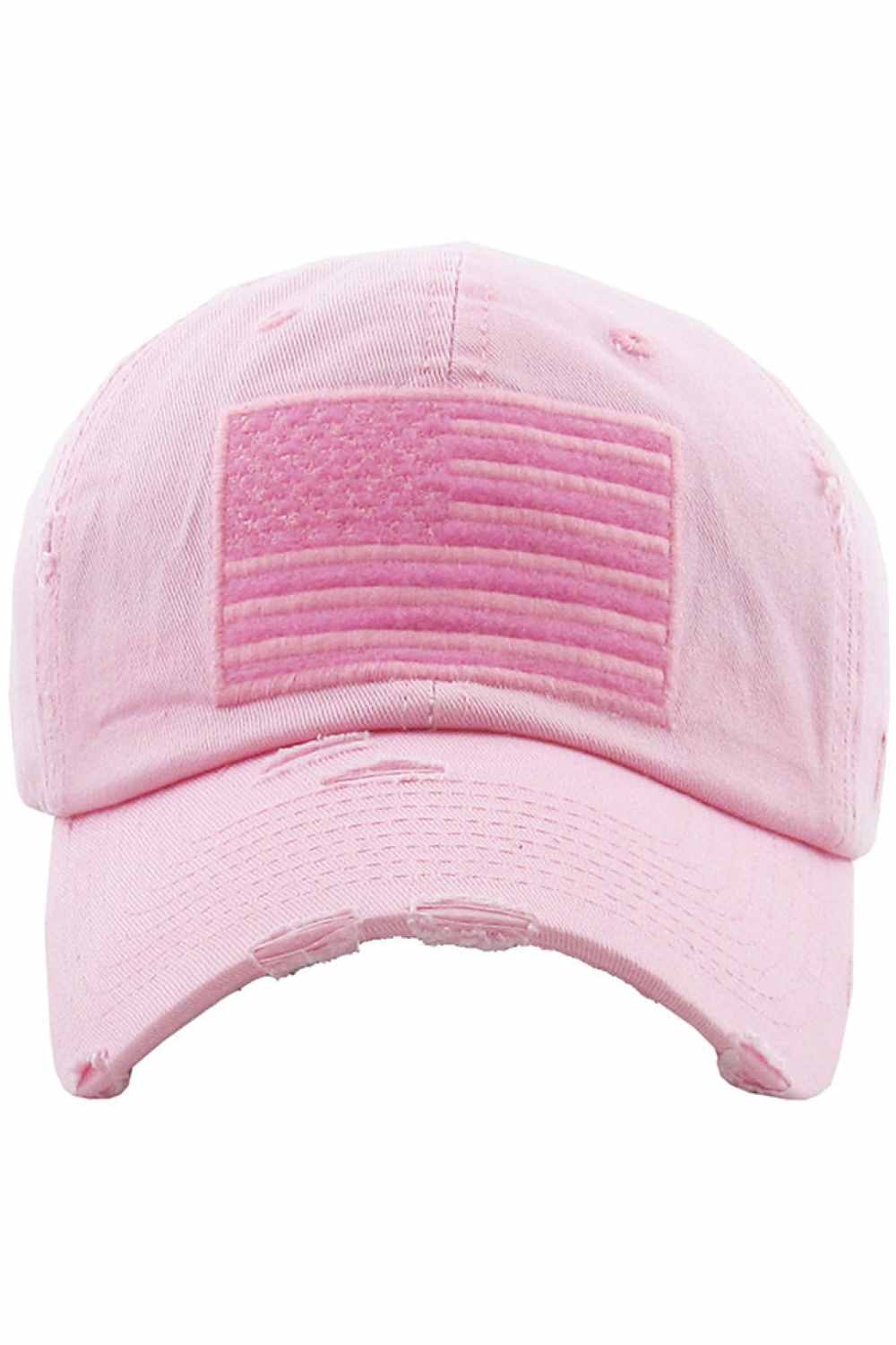 Women's American Flag Vintage Baseball Cap 4th of July