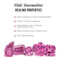 2 Carat Princess Cut Pink Tourmaline Stud Earrings with Screw Back
