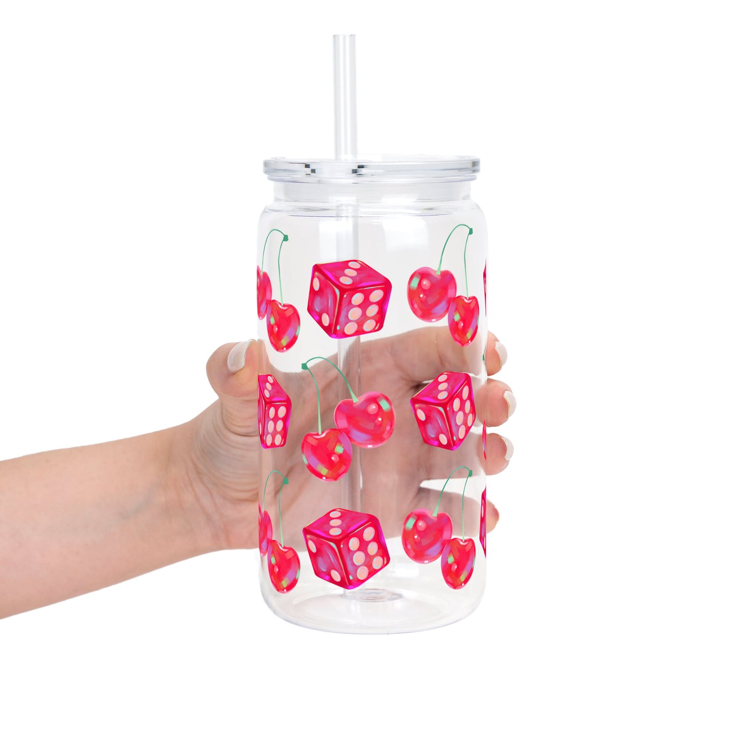 Lucky Girl Glass Cups