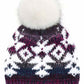 C.C Multi Yarn Aztec Beanie Hat