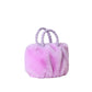 Faux Fur Tote Crossbody Bag