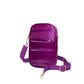 Glossy Puffer Rectangle Crossbody Bag