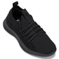 CALTO - Q130 - 2.4 Inches Taller (Black/Black Sole) - Ultra Lightweight Sneakers