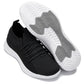 CALTO - Q132 - 2.4 Inches Taller (Black/White Sole) - Ultra Lightweight Sneakers