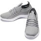 CALTO - Q134 - 2.4 Inches Taller (Light Gray/White Sole) - Ultra Lightweight Sneakers
