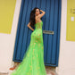 Nox Anabel Q1390 Long Fitted Sequin Applique Trumpet Skirt Gown