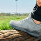 CALTO - Q221 - 2.6 Inches Taller (Cement/Pewter) - Lightweight Sporty Sneakers
