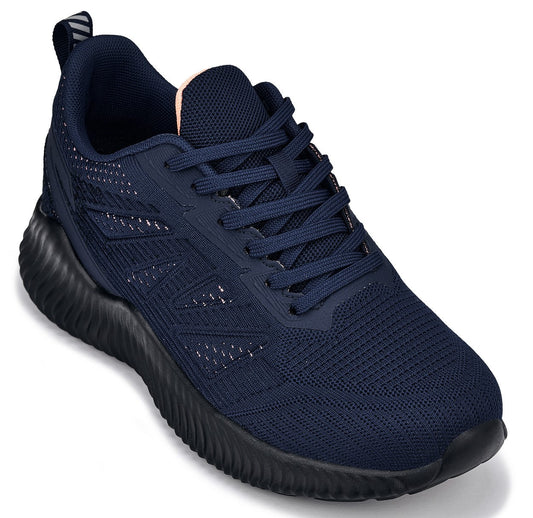 CALTO - Q222 - 6,6 cm más alto (azul marino/coral) - Zapatillas deportivas ligeras
