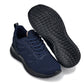 CALTO - Q222 - 2.6 Inches Taller (Navy/Coral) - Lightweight Sporty Sneakers