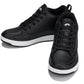 CALTO - Q271  - 2 Inches Taller (Black Noir) - Elevated Leatherette Micro-Perforated Sneakers
