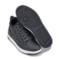CALTO - Q273  - 2 Inches Taller (Cement Grey) -Elevated Leatherette Micro-Perforated Sneakers