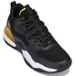CALTO - Q391 - 3 Inches Taller (Black/Orange) - Basketball High-Top Sneakers