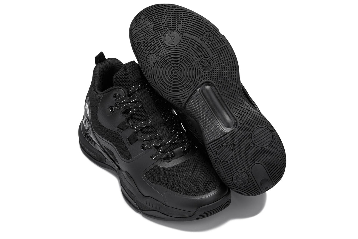 CALTO - Q393 - 3 Inches Taller (Black) - Basketball High-Top Sneakers