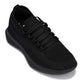 CALTO - QA060 - 2.4 Inches Taller (Black/Black Sole) - Lightweight Knitted Sneakers