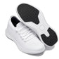 CALTO - QA061 - 2.4 Inches Taller (White/White Sole) - Lightweight Knitted Sneakers