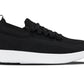 CALTO - QA062 - 2.4 Inches Taller (Black/White Sole) - Lightweight Knitted Sneakers