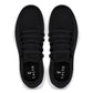 CALTO - QA062 - 2.4 Inches Taller (Black/White Sole) - Lightweight Knitted Sneakers
