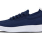 CALTO - QA063 - 2.4 Inches Taller (Navy/White Sole) - Lightweight Knitted Sneakers
