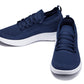 CALTO - QA063 - 2.4 Inches Taller (Navy/White Sole) - Lightweight Knitted Sneakers