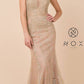 Nox Anabel R282-1 Mermaid Long Dress Corset Open-Back