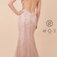 Nox Anabel R282-1 Mermaid Long Dress Corset Open-Back