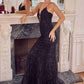 Nox Anabel R282-1 Mermaid Long Dress Corset Open-Back