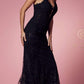 Nox Anabel R282-1 Mermaid Long Dress Corset Open-Back