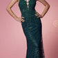 Nox Anabel R282-1 Mermaid Long Dress Corset Open-Back