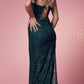 Nox Anabel R282-1 Mermaid Long Dress Corset Open-Back