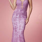 Nox Anabel R282-1 Mermaid Long Dress Corset Open-Back