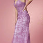 Nox Anabel R282-1 Mermaid Long Dress Corset Open-Back