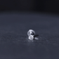 Round Shape Moissanite Solitaire Nose Pin