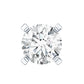 Round Shape Moissanite Solitaire Nose Pin