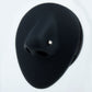 Round Shape Moissanite Solitaire Nose Pin