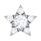 Genuine Diamond Star Nose Pin with Certificate