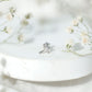 Round Natural Diamond Cross Helix Earring