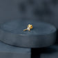 Round Natural Diamond Cross Helix Earring