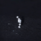 Certified Moissanite Curved Helix Piercing Earring