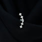 Certified Moissanite Curved Helix Piercing Earring
