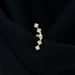 Certified Moissanite Curved Helix Piercing Earring