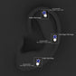 Round Cut Tanzanite Diamond Two Stone Conch Earring