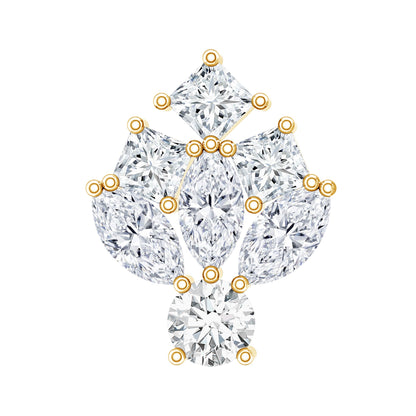Real Diamond Designer Earring for Cartilage Piercing