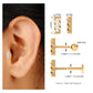 Minimalist Diamond Bar Earring for Tragus Piercing