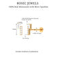 Moissanite Unique Bar Earring for Tragus Piercing