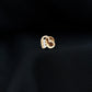 Real Diamond Cute Heart Earring for Helix Piercing