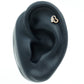 Real Diamond Cute Heart Earring for Helix Piercing