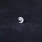 Moissanite Moon and Star Cartilage Earring