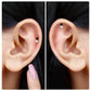 Unique Diamond Star Cartilage Earring with Black Enamel